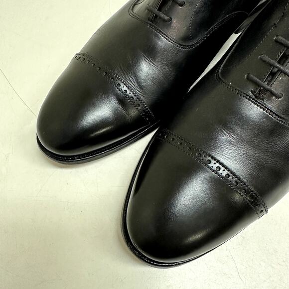 EXCELLENT Crockett & Jones x Polo Ralph Lauren Cap Toe Oxford UNWORN HEELS 11 E - Picture 8 of 15